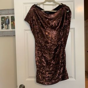 Robert Rodriguez Dress 0 - Sequin Brown.